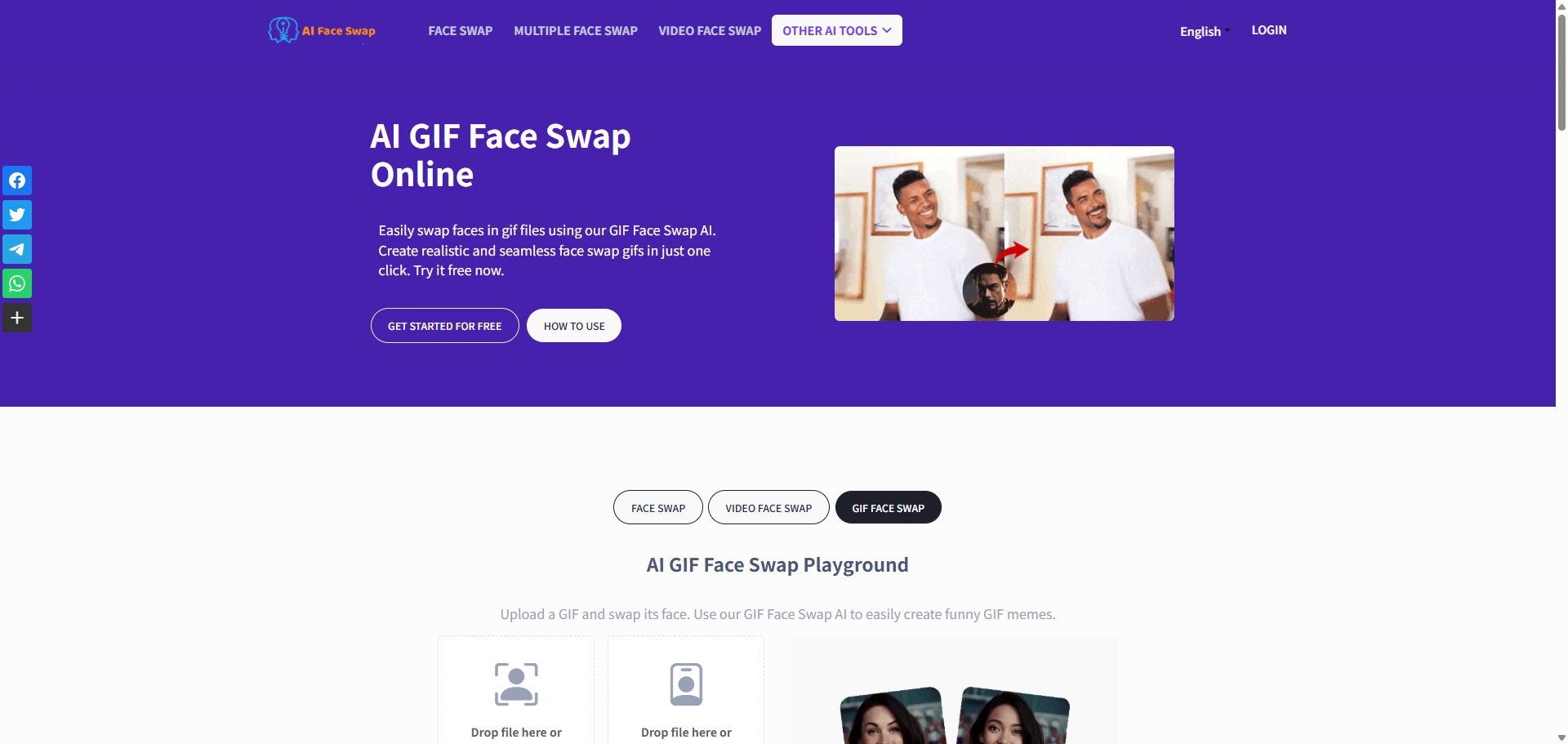 free gif face swap