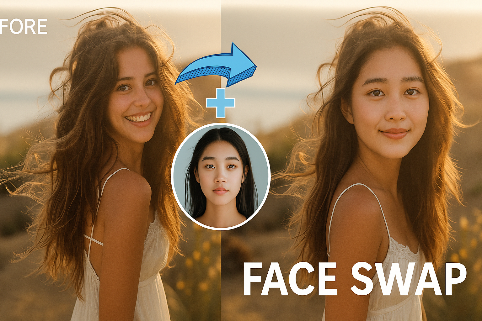 fix jagged edges ai face swap