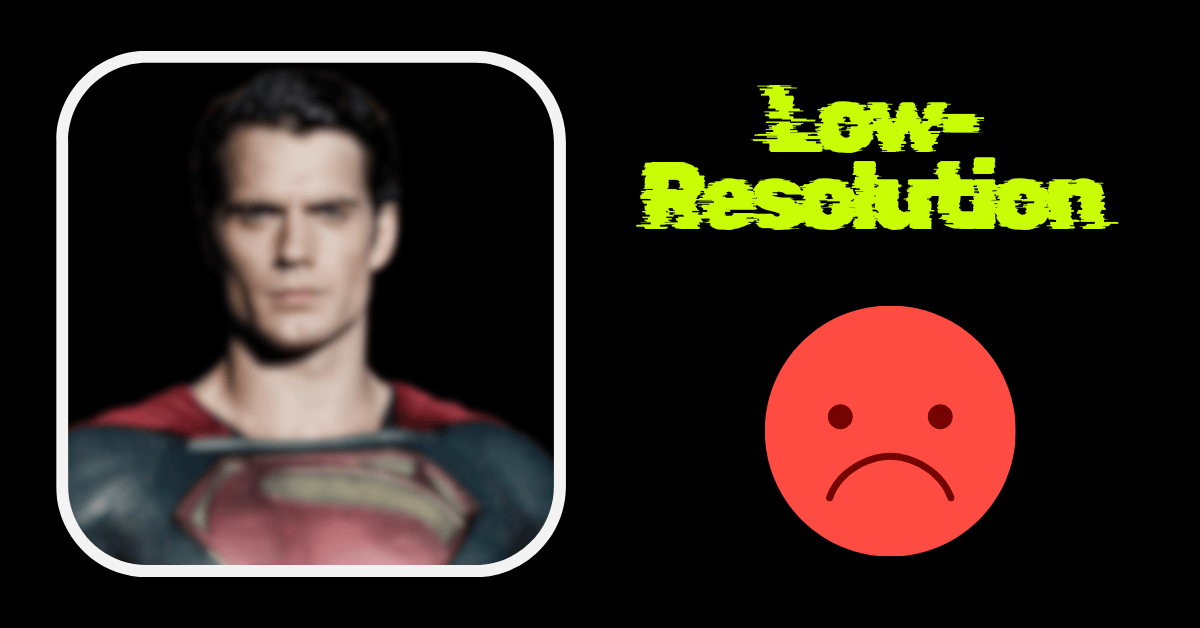 low resolution face swap source causes blurry gif