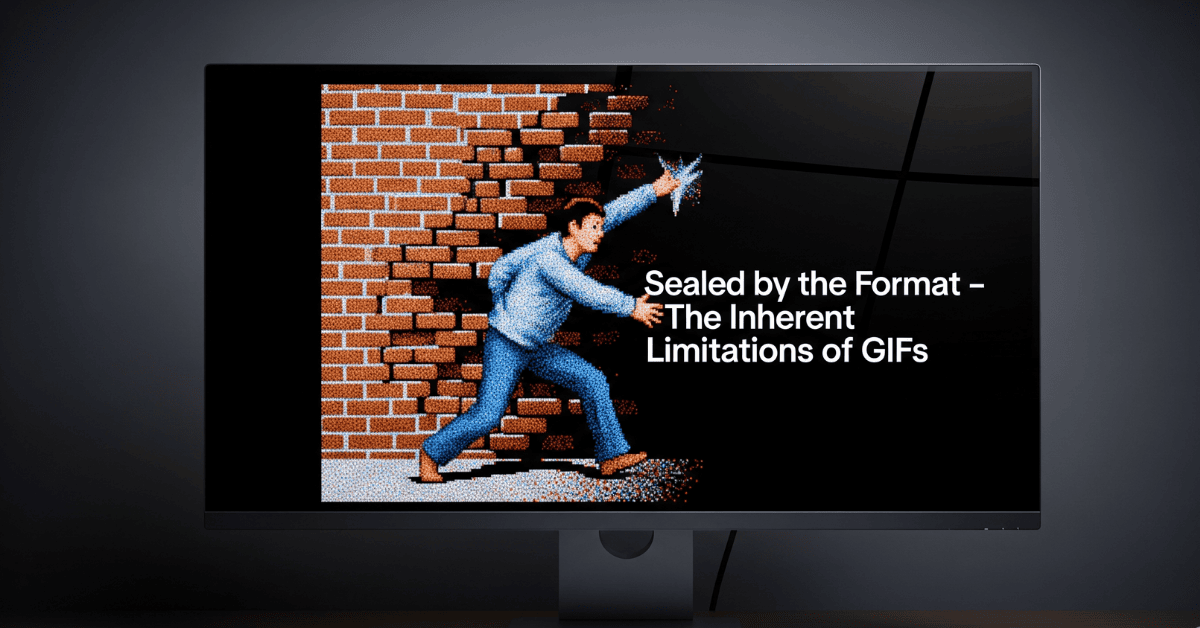 gif format limitations cause blurry face swap